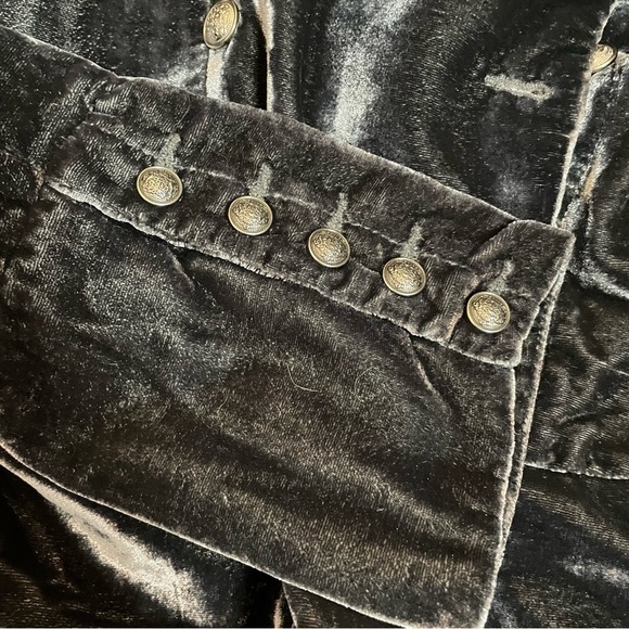 NWT New $228 Free People Velvet Faye Ebony Jacket Size XS - Picture 14 of 14